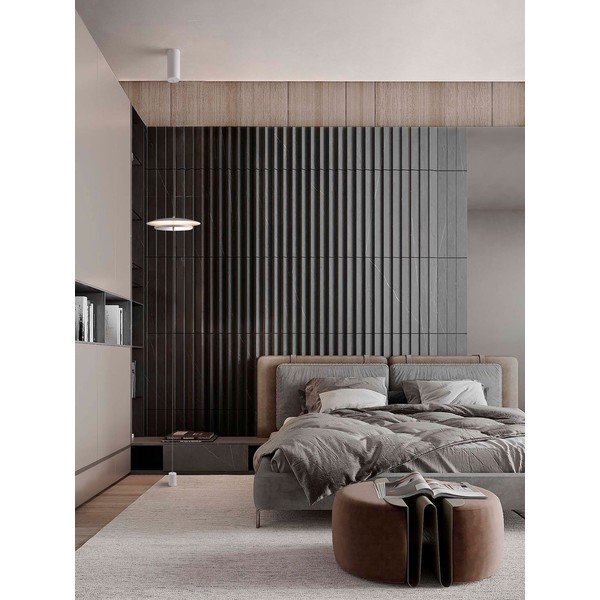 Mattvalge alumiiniumist LED-põrandalamp hämardatava valgusega (kõrgus 330 cm) Olos - Nova Luce-image-1