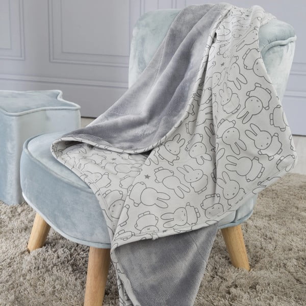 Hall puuvillane beebitekk 80x80 cm Miffy - Roba-image-1