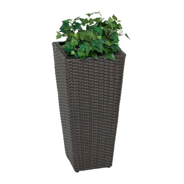 Tmavě hnědý zahradní květináč ADDU Planter, výška 60 cm-image-1