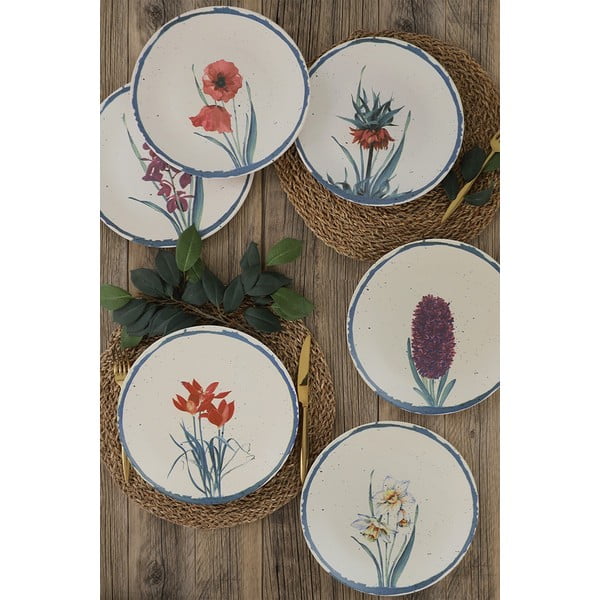 6 keraamilise serveerimistaldriku komplekt, ø 25 cm - My Ceramic-image-2