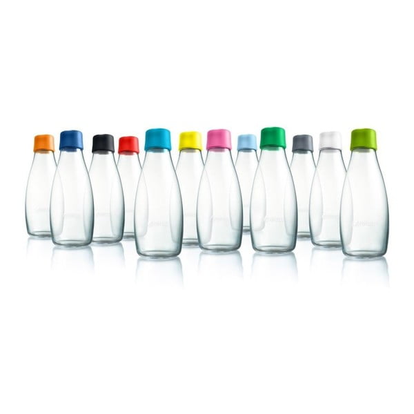 Türkiissinine klaaspudel, 800 ml - ReTap-image-1