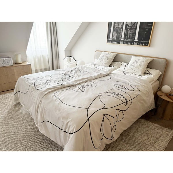 Puuvillane voodipesu , 200 x 200 cm Infinity - Butter Kings-image-1