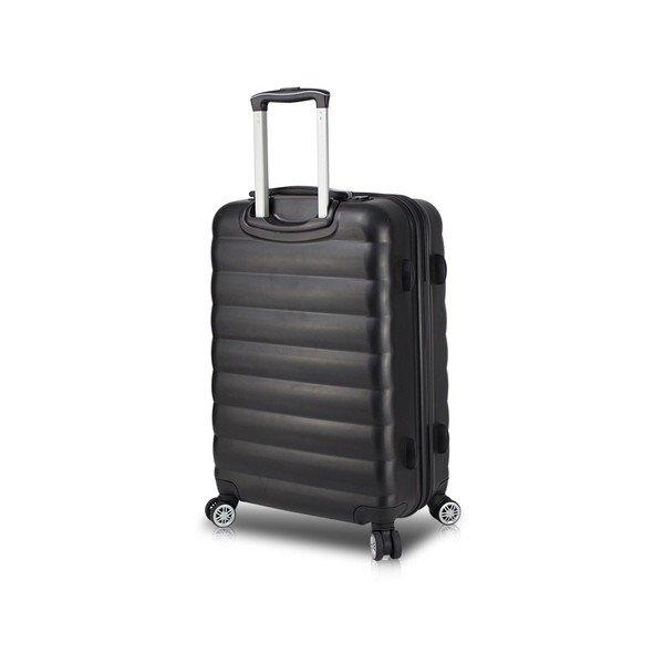 Černý cestovní kufr na kolečkách s USB portem My Valice COLORS RESSNO Pilot Suitcase