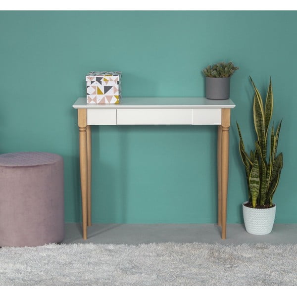 Valge töölaud Mamo, laius 65 cm - Ragaba-image-1