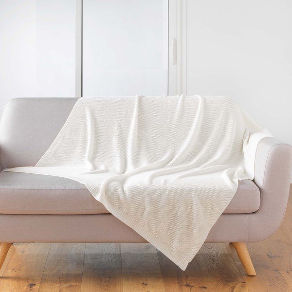 Kootud tekk 125x150 cm Tricotine - douceur d'intérieur-image-1