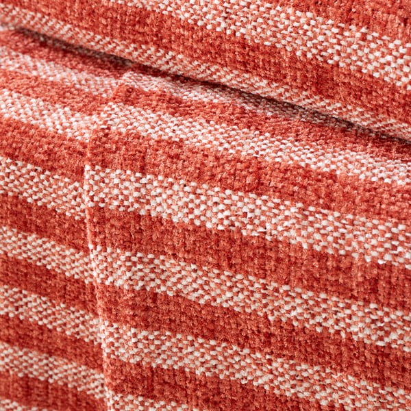 Punane-oranž sametist tekk 130x170 cm Stripe Chenille - Catherine Lansfield-image-2