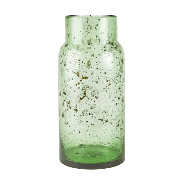 Zelená skleněná váza Villa Collection