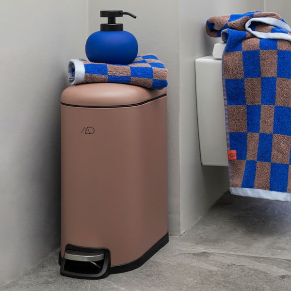 Sinakaspruun orgaanilisest puuvillast rätik 50x90 cm Retro - Mette Ditmer Denmark-image-2