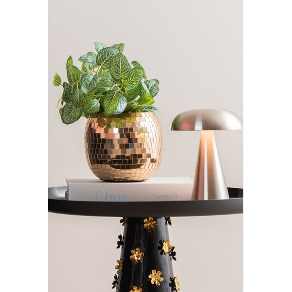 Kuldne dimmerdatav LED lauavalgusti metallist varjuga (kõrgus 20,5 cm) Rachel - Leitmotiv-image-3