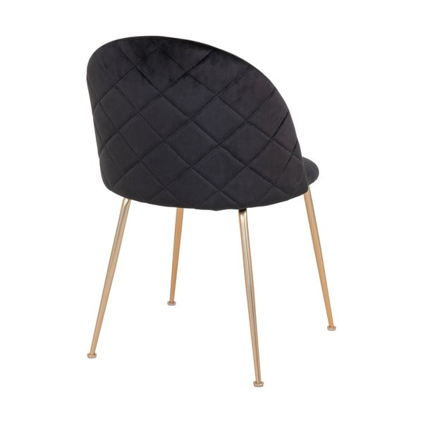 Mustad sametist söögitoolid 2tk komplektis Geneve - House Nordic-image-3