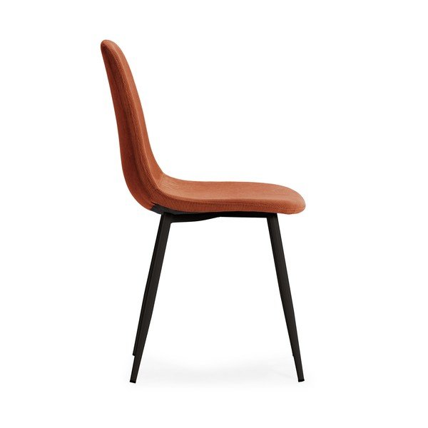 Polsterdatud söögitoolid 4-osalise terrakota värvi komplektis Minka - Marckeric-image-4