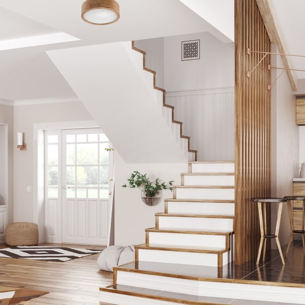 Pruun laevalgusti klaasist varjuga ø 27 cm Eveline - LAMKUR-image-2