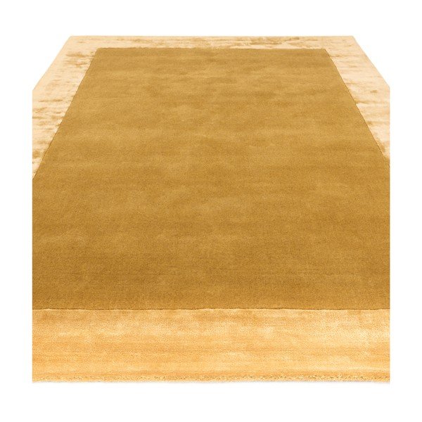 Ookerkollane käsitsi kootud villaseguga vaip 160x230 cm Ascot - Asiatic Carpets-image-1