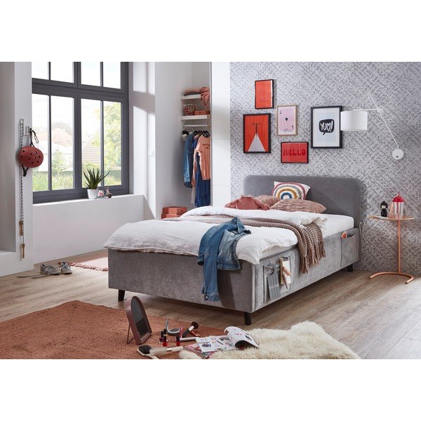 Hall lastevoodi ilma liistudeta 140x200 cm Cosy - Meise Möbel-image-1