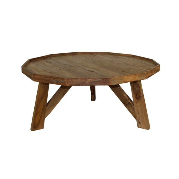 Konferenční stolek z teakového dřeva HSM collection Diamond, Ø 50 cm
