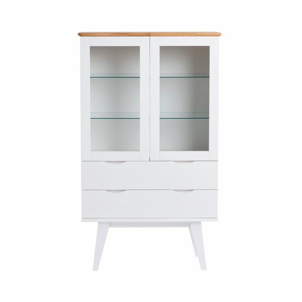 Valge tamme vitriin Filippa - Rowico-image-1