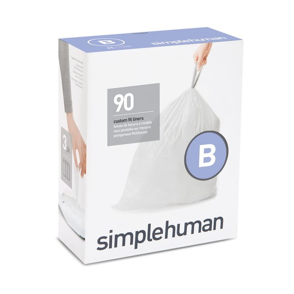 Prügikotid 90tk komplektis, 6l B - simplehuman