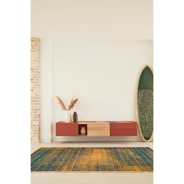 Tellise-puiduvärvi tammedekooriga telerilaud 180x45 cm Otto - Teulat-image-1