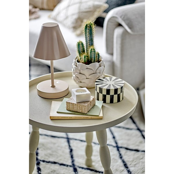 Beež dimmerdatav LED laualamp metallist varjuga (kõrgus 28 cm) Lianna - Bloomingville-image-1