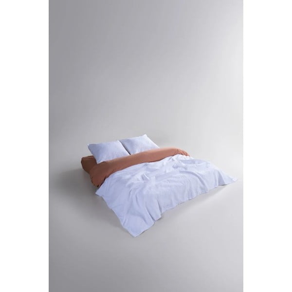 Valge žakaarkangast voodi- ja padjakatte komplekt 180x240 cm Jacquard - Mila Home Luxury-image-2