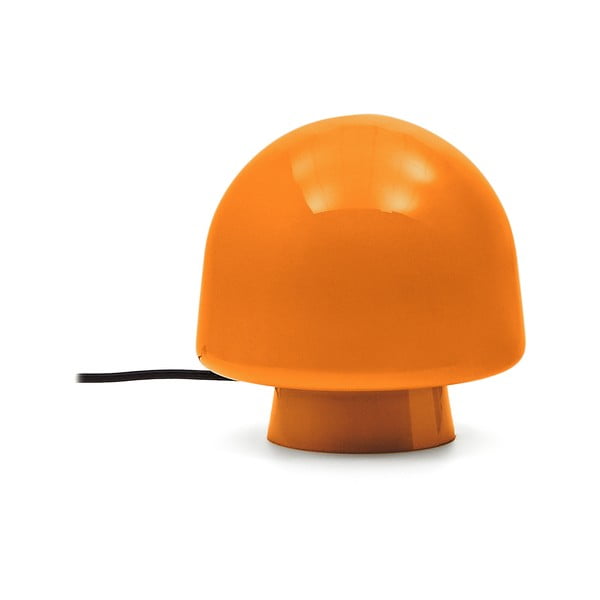 Oranž lauavalgusti klaasist varjuga (kõrgus 20 cm) Reig - Kave Home