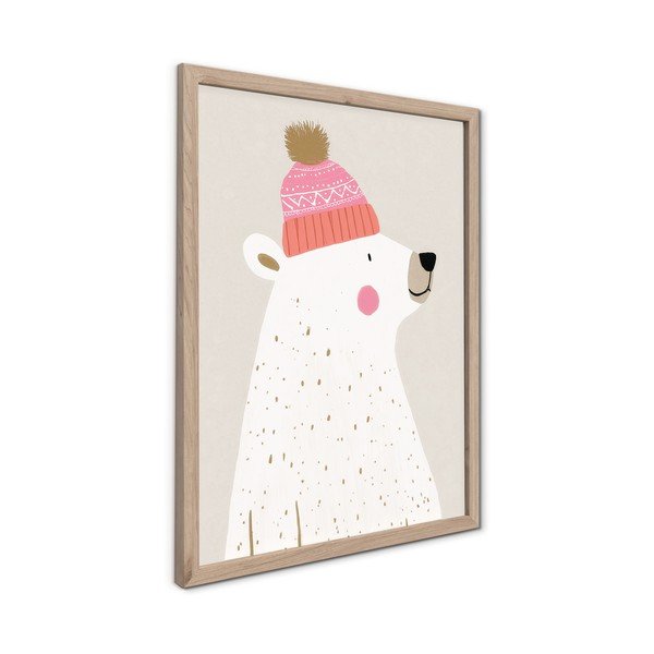 Laste pilt 30x40 cm White Bear - Styler-image-4