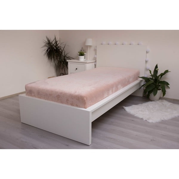 Pruun mikroflanellist kummiga lina 180x200 cm - Jerry Fabrics-image-2