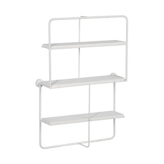 Valge metallist riiul 51 cm - Ixia