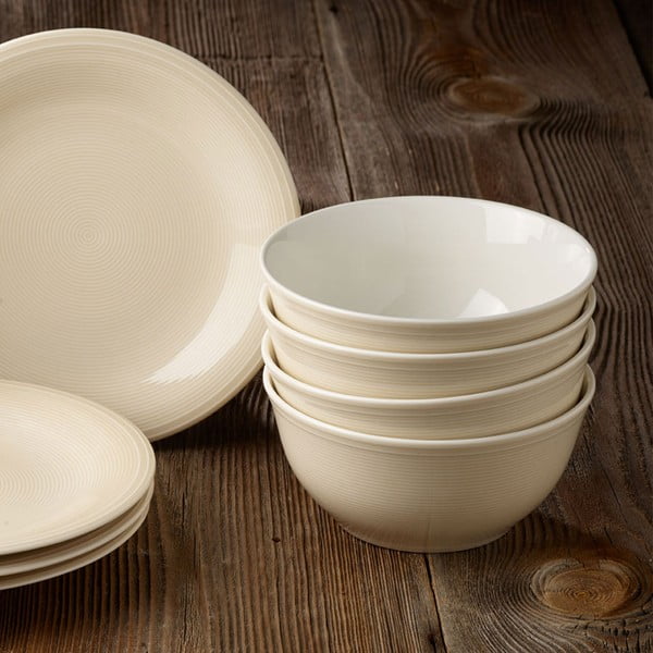 Valge ja beež portselanist kauss Villeroy & Boch , 750 ml Like Color Loop - like | Villeroy & Boch-image-4