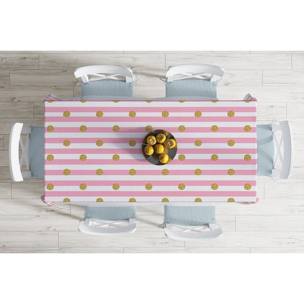 Lauakate puuvillaseguga Golden Dots, 140 x 180 cm. - Minimalist Cushion Covers-image-1