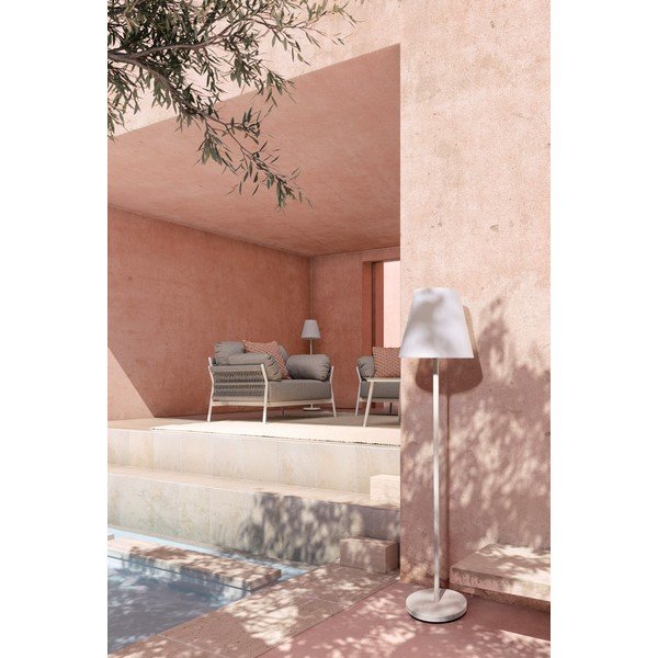 Valge LED-põrandalamp puldi/kõlariga (kõrgus 150 cm) Solar - Bizzotto-image-2