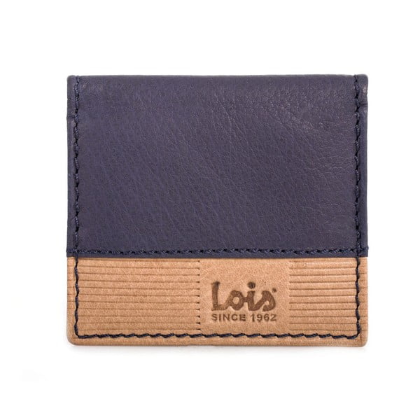 Kožená peněženka na drobné Lois Blue, 8x7 cm