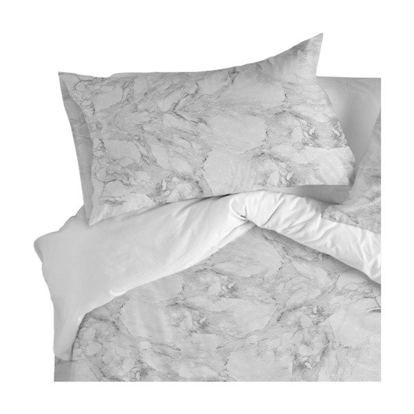 Sada 2 bavlněných povlaků na polštář Blanc Essence Marble, 50 x 75 cm-image-1