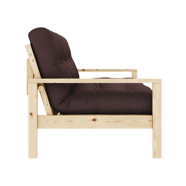 Tumepruun diivanvoodi 205 cm Knob - Karup Design-image-4