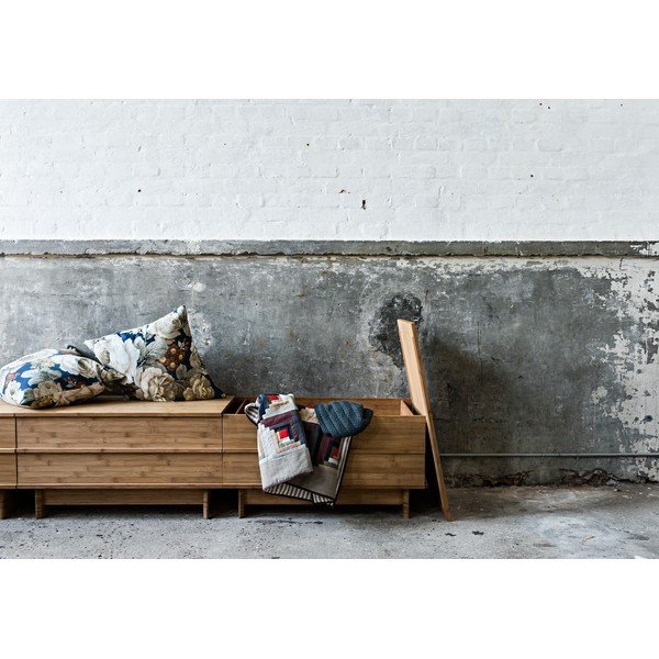 Lavice z bambusu Moso s úložným prostorem We Do Wood Correlations-image-1