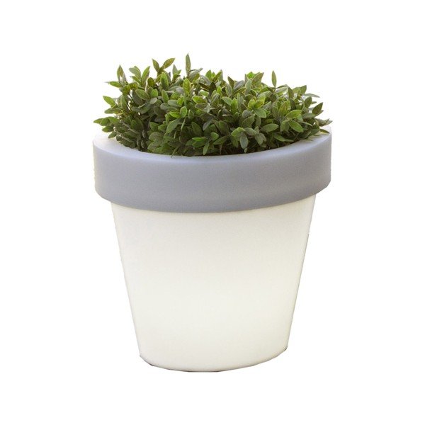 Klassikaline valge pott taustavalgustusega, ⌀ 45 cm - Tomasucci-image-3