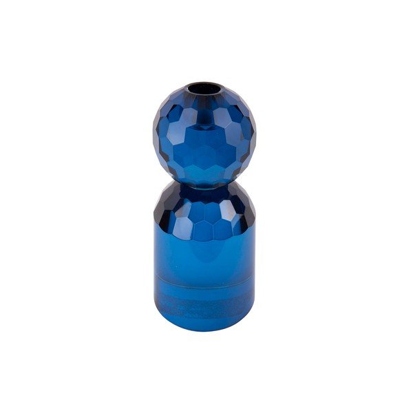 Sinisest klaasist küünlajalg Crystal Art - PT LIVING-image-1