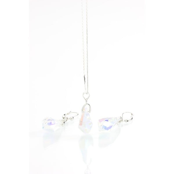 Set náhrdelníku a náušnic se Swarovski krystaly Yasmine Simplicity-image-1