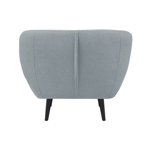 Světle modré křeslo s hnědými nohami Mazzini Sofas Piemont-image-1