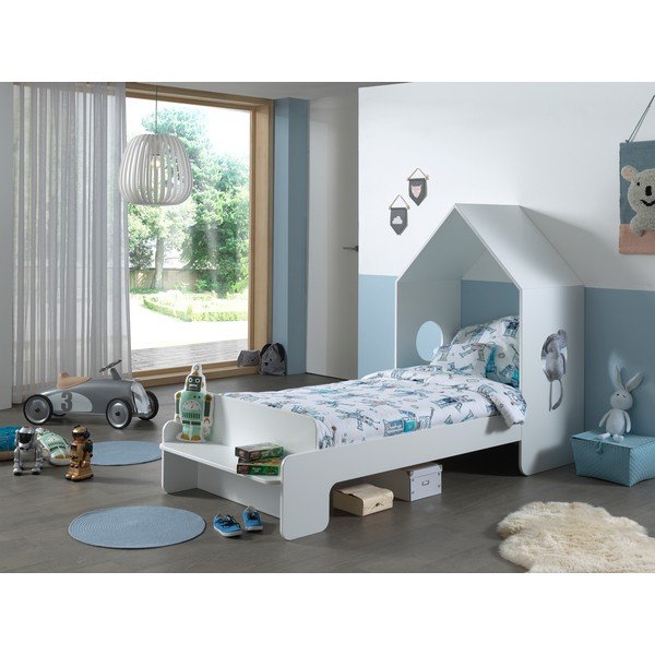 Valge lastevoodi , 90 x 200 cm Casami - Vipack-image-1
