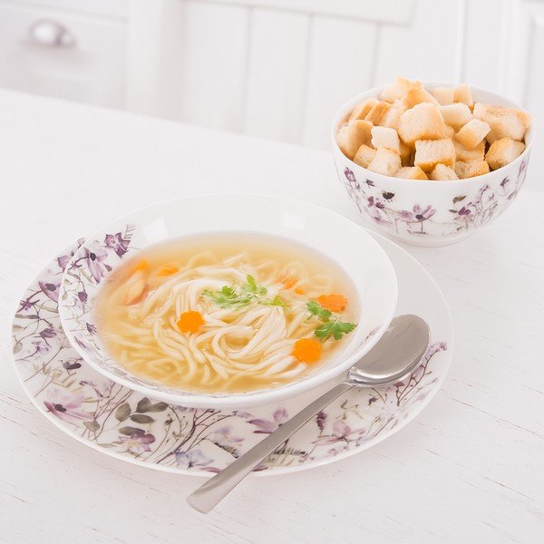 Portselanist sööginõude komplekt, 18 osa Louka - Orion-image-2