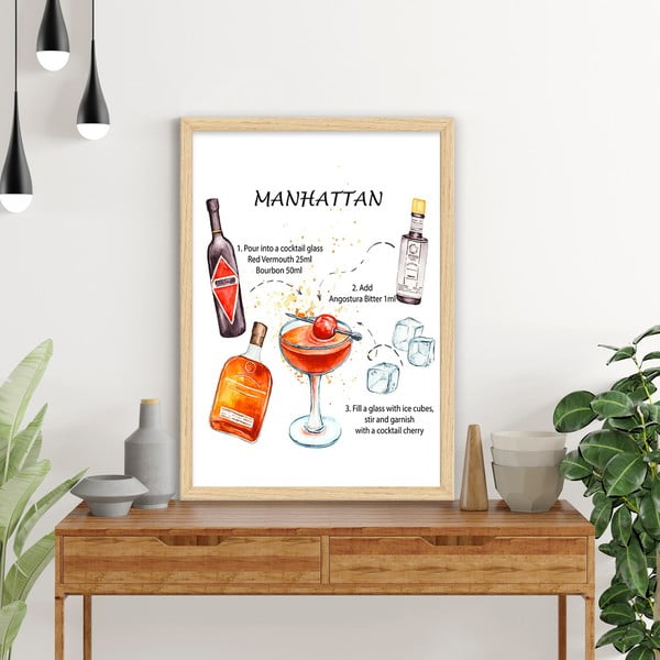 Plakat raamis 40x55 cm Manhattan - Wallity-image-1