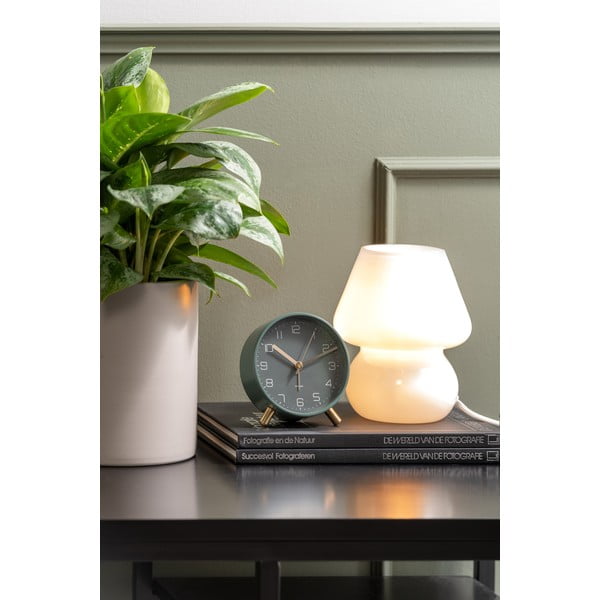 Valge klaasist laualamp Klaas, kõrgus 18 cm - Leitmotiv-image-1