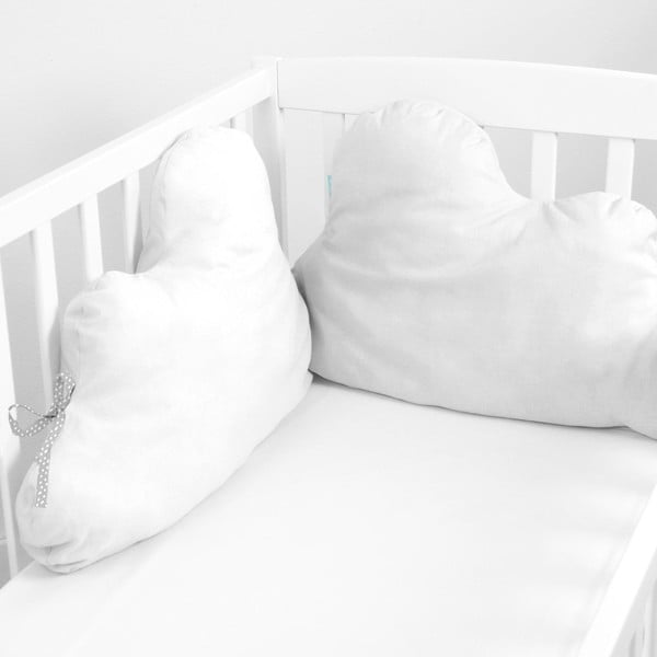 Valge puuvillane võrevoodi madratsi kate Mr Fox. , 60 x 40 cm Nube - Mr. Fox-image-1