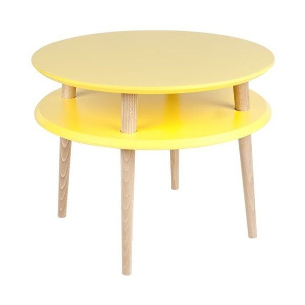 Kohvilaud UFO 45x57 cm, kollane - Ragaba