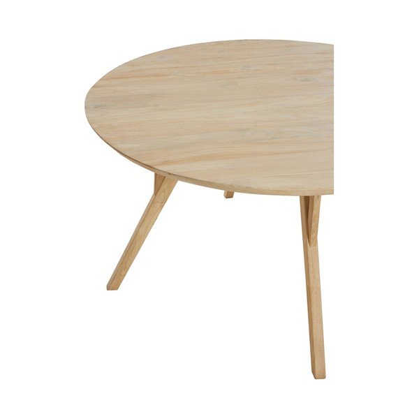 Ümmargune mangopuidust söögilaud ø 120 cm Quenza - Light & Living-image-3