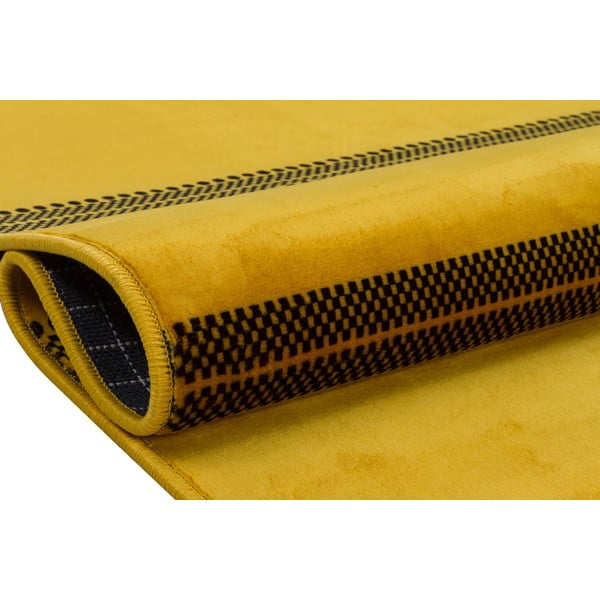 Kollane pestav vaibajooksja 200x80 cm - Vitaus-image-3