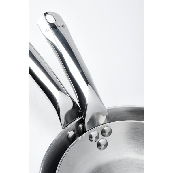 Roostevabast terasest praepann, ø 32 cm Alchimy - de Buyer-image-3