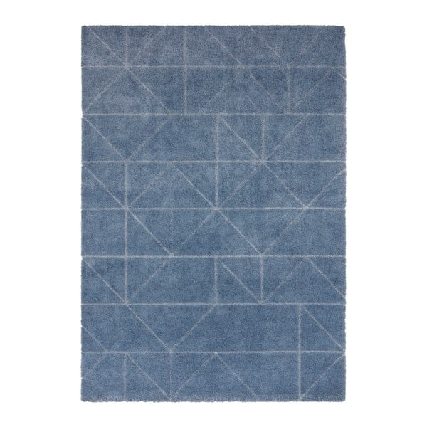 Modrý koberec Elle Decoration Maniac Arles, 80 x 150 cm