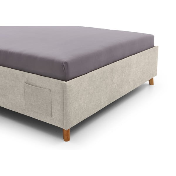 Beež lastevoodi koos panipaigaga 140x200 cm Fun - Meise Möbel-image-1